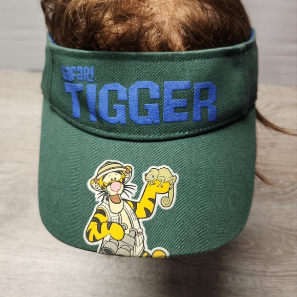 Walt Disney World Kids Visor Hat Navy Animal Kingdom Safari - Picture 4 of 5